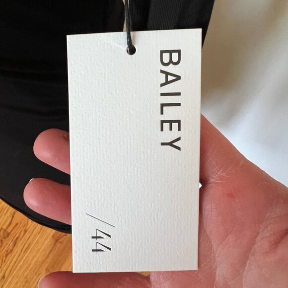 Bailey 44 Go The Distance Black Ruched Bodycon Dress M NWT LBD Tummy Smoothing - Picture 6 of 8